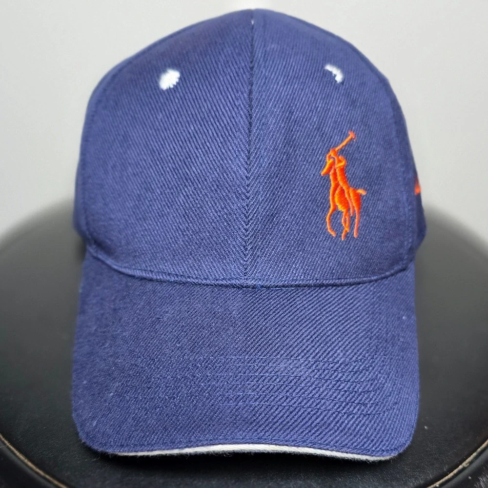 Vintage Polo Ralph Lauren One-Tone Y2K Big Pony Essential Strapback Hat